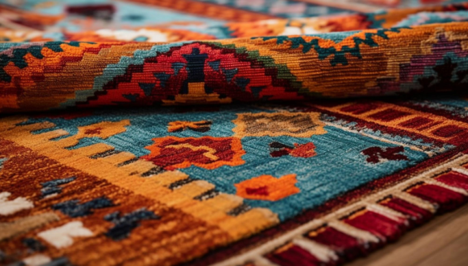 Carpeting in Norfolk County MA installed in a residential living room by Weston Carpet & Rug